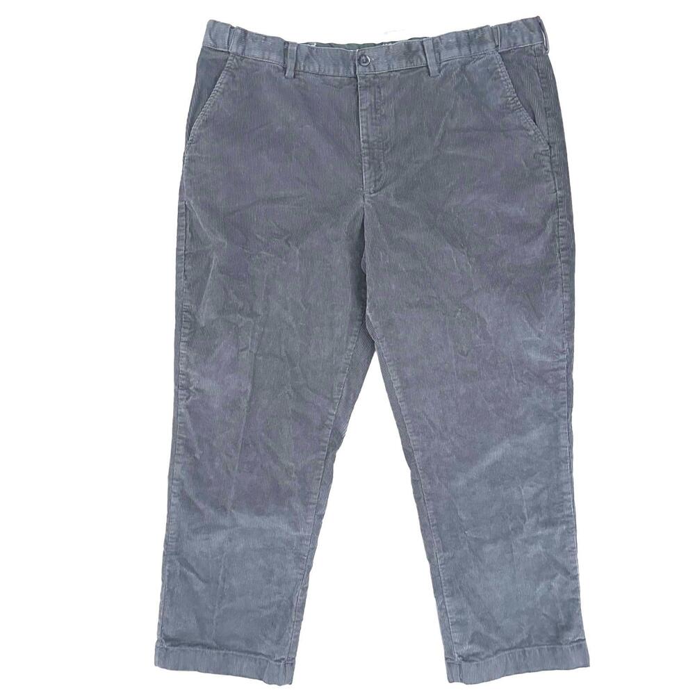 L.L.Bean Gray Corduroy Comfort Waist Men's Casual Pants - 42Wx29L